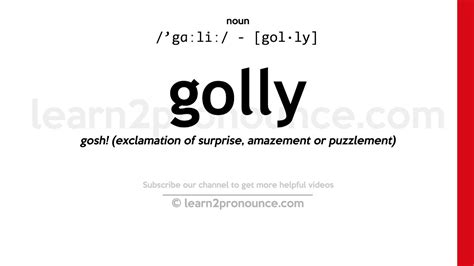 golly def